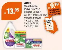 Müller Ariel Waschmittel Angebot