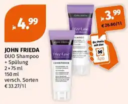 Müller John Frieda DUO Shampoo + Spülung Angebot