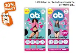 Müller Periodenunterwäsche O.B. Angebot
