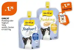 Müller GimCat Pudding oder Yoghurt Angebot