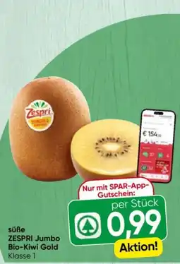 Spar süße ZESPRI Jumbo Bio-Kiwi Gold Angebot