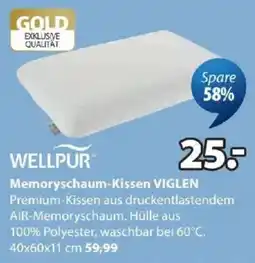 JYSK Wellpur Memoryschaum-Kissen VIGLEN Angebot