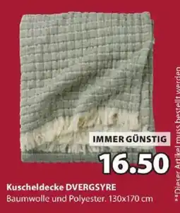 JYSK Kuscheldecke DVERGSYRE Angebot