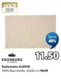 JYSK Kronborg Badematte Almvik Angebot