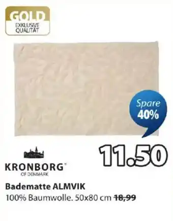 JYSK Kronborg Badematte Almvik Angebot