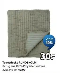 JYSK Tagesdecke RUNDSKOLM Angebot