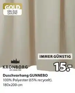 JYSK Kronborg Duschvorhang GUNNEBO Angebot