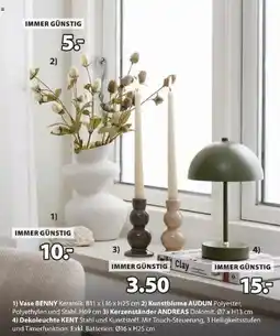 JYSK Vase BENNY Angebot