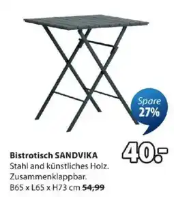 JYSK Bistrotisch SANDVIKA Angebot