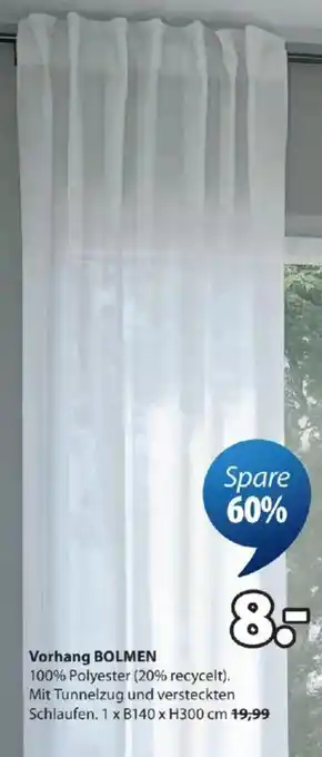 JYSK Vorhang BOLMEN Angebot