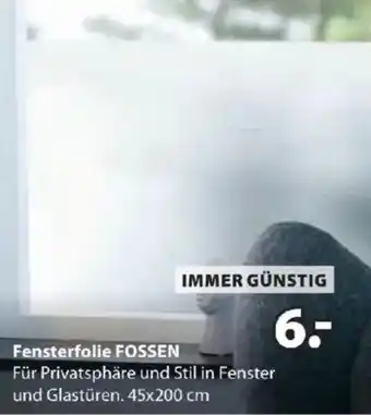 JYSK Fensterfolie FOSSEN Angebot