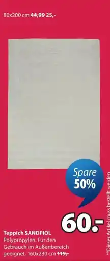 JYSK Teppich SANDFIOL Angebot