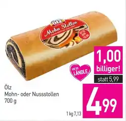 Sutterlüty Ölz Mohn- oder Nussstollen Angebot