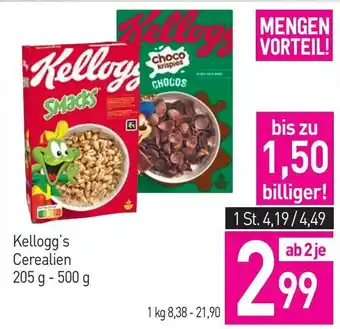 Sutterlüty Kellogg's Cerealien Angebot