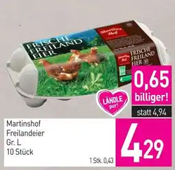 Sutterlüty Martinshof Freilandeier Angebot