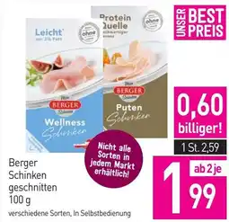 Sutterlüty Berger Schinken geschnitten Angebot