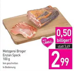 Sutterlüty Metzgerei Broger Enzian Speck Angebot
