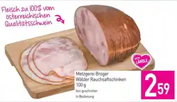 Sutterlüty Metzgerei Broger Wälder Rauchsaftschinken Angebot
