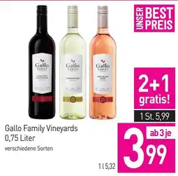 Sutterlüty Gallo Family Vineyards Angebot