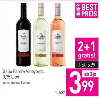 Sutterlüty Gallo Family Vineyards Angebot