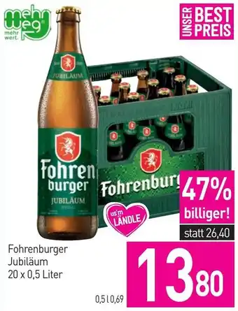 Sutterlüty Fohrenburger Jubiläum Angebot