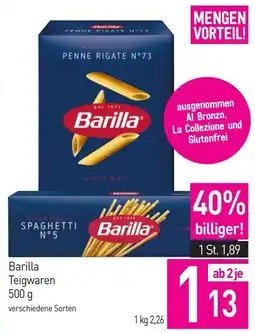 Sutterlüty Barilla Teigwaren Angebot