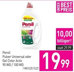 Sutterlüty Persil Pulver Universal oder Gel Color Activ Angebot