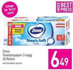 Sutterlüty Zewa Toilettenpapier 3-lagig Angebot