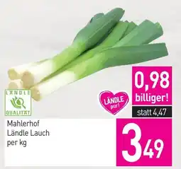 Sutterlüty Mahllehof Ländle Lauch Angebot