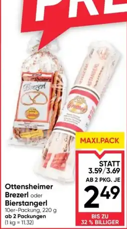 Maximarkt Ottensheimer Brezerl oder Bierstangerl Angebot