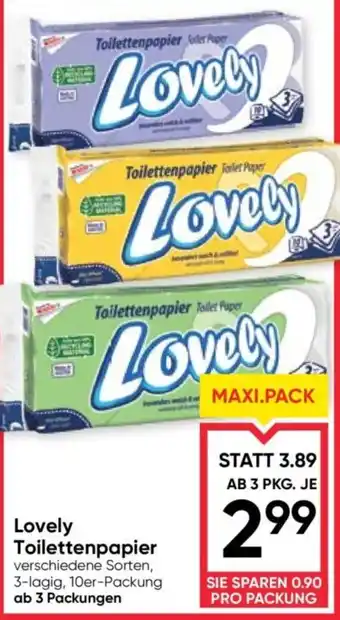 Maximarkt Lovely Toilettenpapier Angebot