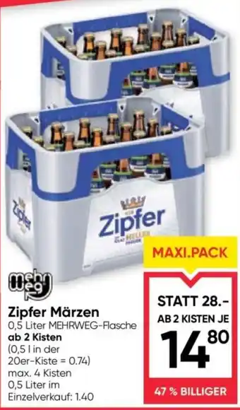 Maximarkt Zipfer Märzen Angebot
