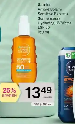 Bipa Garnier Ambre Solaire Sensitive Expert+ Sonnenspray Angebot