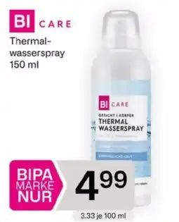 Bipa Bi Care Thermal-wasserspray Angebot