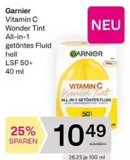 Bipa Garnier Vitamin C Wonder Tint All-in-1 getöntes Fluid hell Angebot