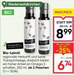 Maximarkt Bio-Leinöl Angebot