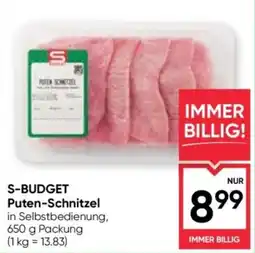 Maximarkt S-Budget Puten-Schnitzel Angebot