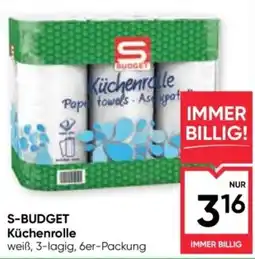 Maximarkt S-Budget Küchenrolle Angebot