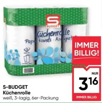 Maximarkt S-Budget Küchenrolle Angebot