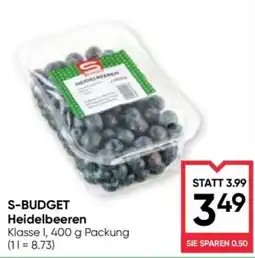 Maximarkt S-Budget Heidelbeeren Angebot