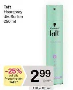 Bipa Taft Haarspray Angebot