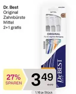 Bipa Dr. Best Original Zahnbrüste Mittel Angebot