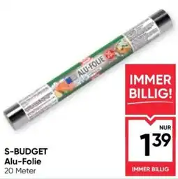 Maximarkt S-Budget Alu-Folie Angebot
