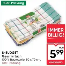 Maximarkt S-Budget Geschirrtuch Angebot