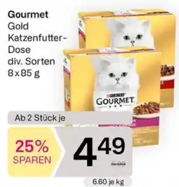 Bipa Gourmet Gold Katzenfutter-Dose Angebot
