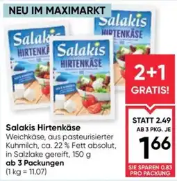Maximarkt Salakis Hirtenkäse Angebot