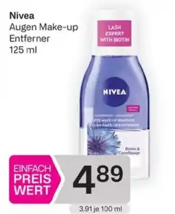 Bipa Nivea Augen Make-up Entferner Angebot