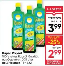 Maximarkt Rapsö Rapso Angebot