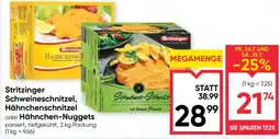 Maximarkt Stritzinger Schweineschnitzel, Hähnchenschnitzel oder Hähnchen-Nuggets Angebot