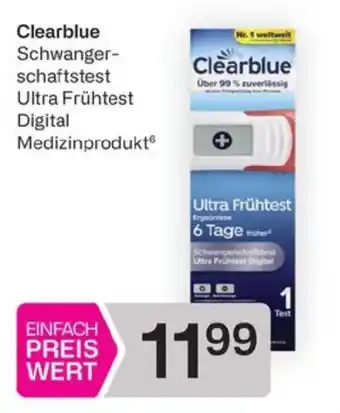 Bipa Clearblue Schwangerschaftstest Ultra Frühstest Digital Angebot